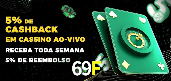 Promoções do cassino ao Vivo 69F